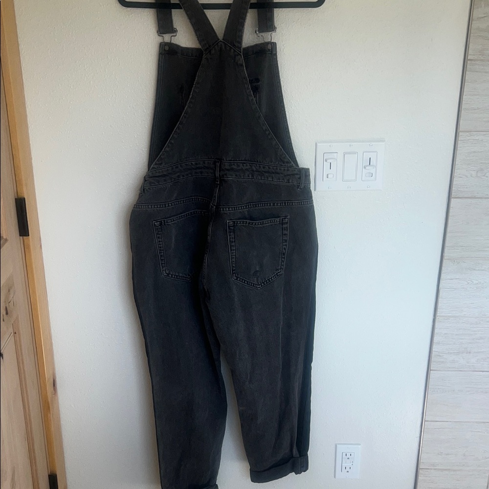 Superdry Black Denim Overalls Size 10 - Picture 8 of 8